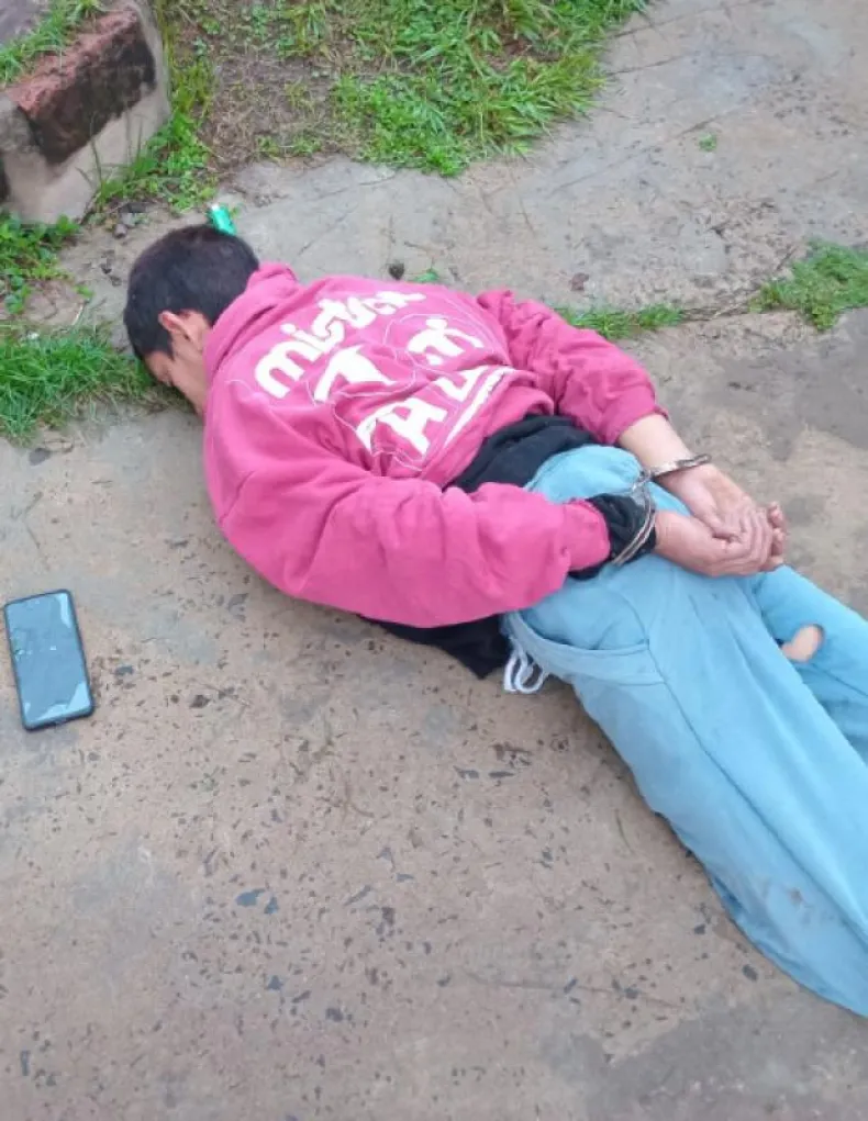 ARREBATÓ UN CELULAR A UN ANCIANO Y LO ATRAPARON