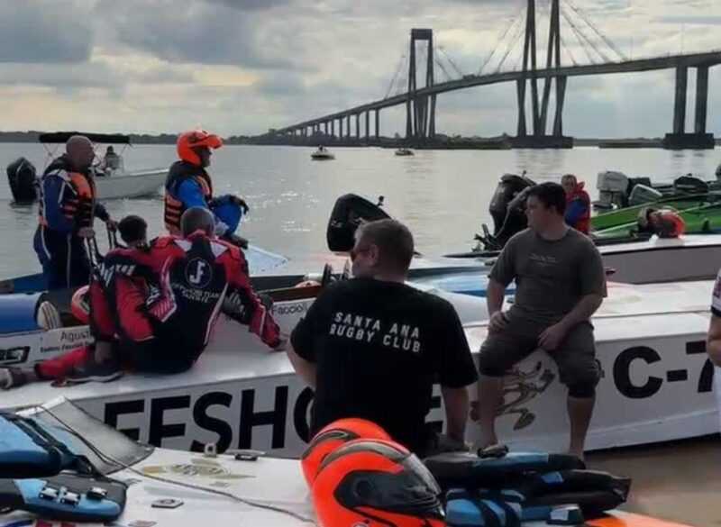 RUGIDO DE MOTORES EN EL PARANÁ CON EL RAID NÁUTICO DE LAS AMÉRICAS