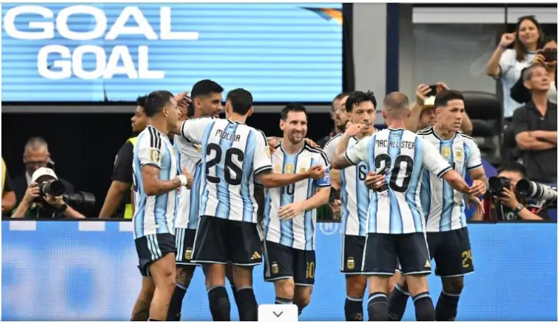 TRIUNFO DE ARGENTINA ANTE AUSTRIA CON DOS GOLAZOS DE UN MESSI IMPARABLE