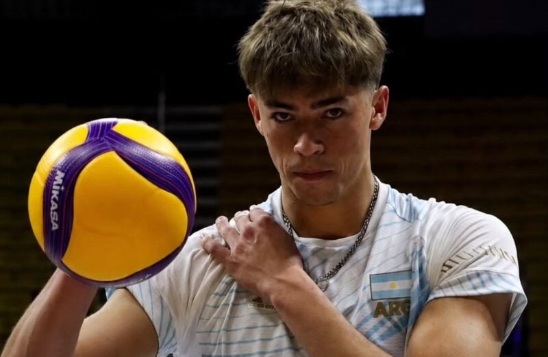 EL CORRENTINO GERMÁN GÓMEZ, CONFIRMADO EN EL PLANTEL DE ARGENTINA PARA EL WEEK 2 DE LA VNL