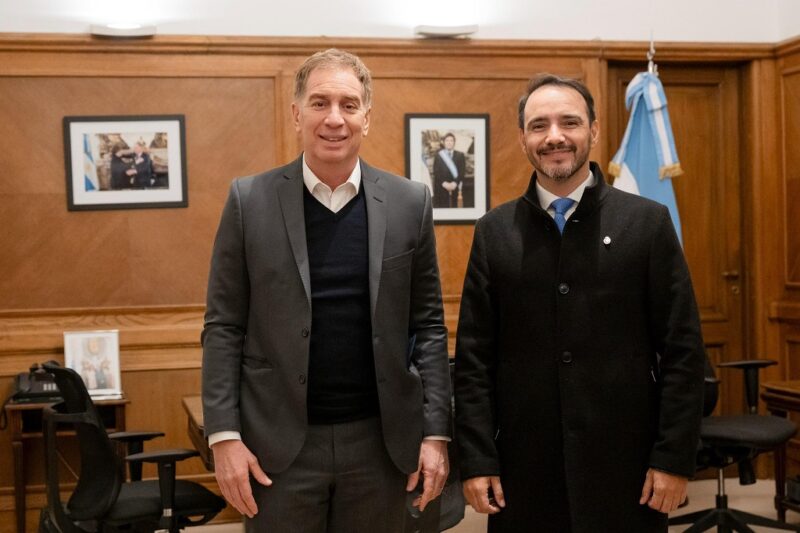VALDÉS SE REUNIÓ CON SANTILLI Y ANTICIPÓ NOVEDADES SOBRE LA AUTOVÍA 12