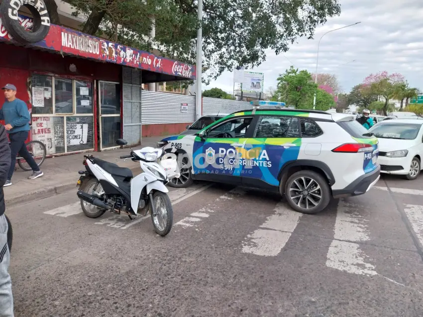 DOS MUJERES HERIDAS TRAS UN CHOQUE ENTRE UNA MOTO Y UNA BICICLETA
